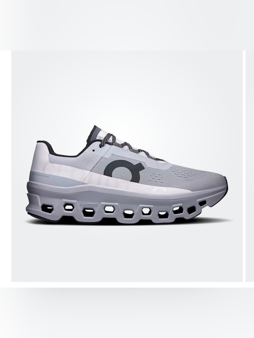 On Cloudmonster Mens Shoe Sneaker Alloy/Silver Running Size 8 NIB